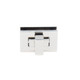 17mm x 27mm Rectangle Twist and Turn Clasp
